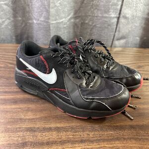 Nike Air Max Excee Black Red Silver Shoes CD6894-016 Youth Size 6.5Y